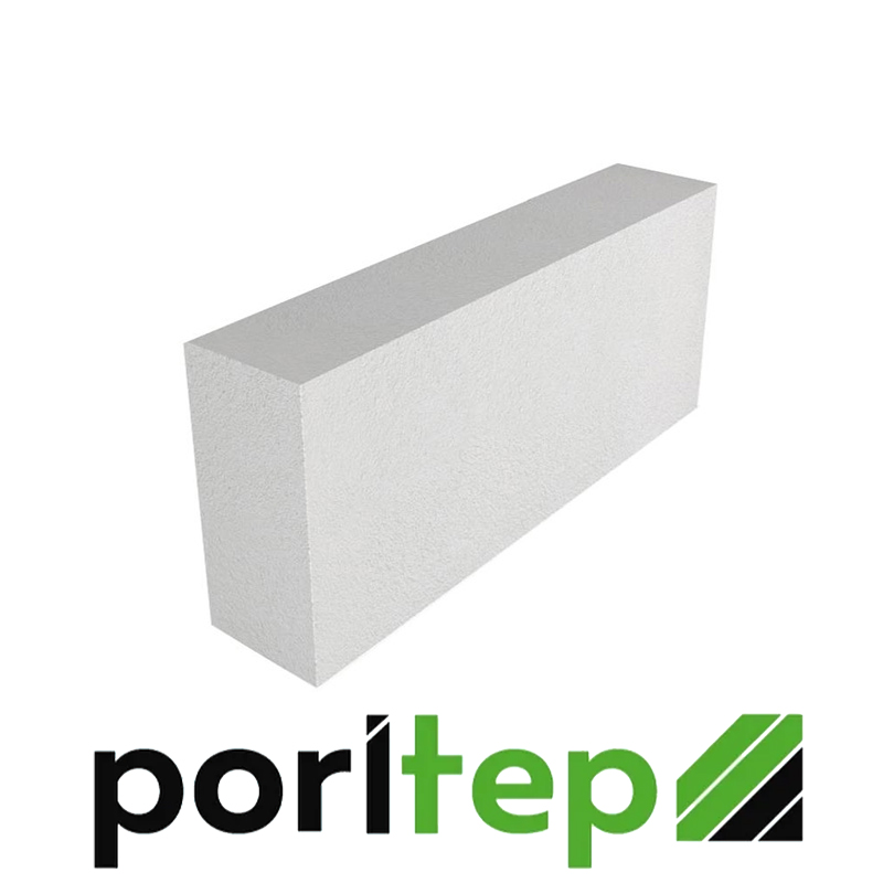 Газобетонные блоки Poritep D600 625х125х250 перегородочные