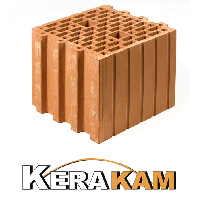 Керамический блок KERAKAM 25, М150, 7 NF, 250х250х219