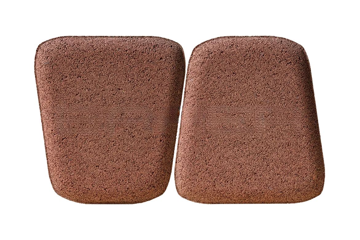 Тротуарная плитка Классико круговая, Винный, 60 мм