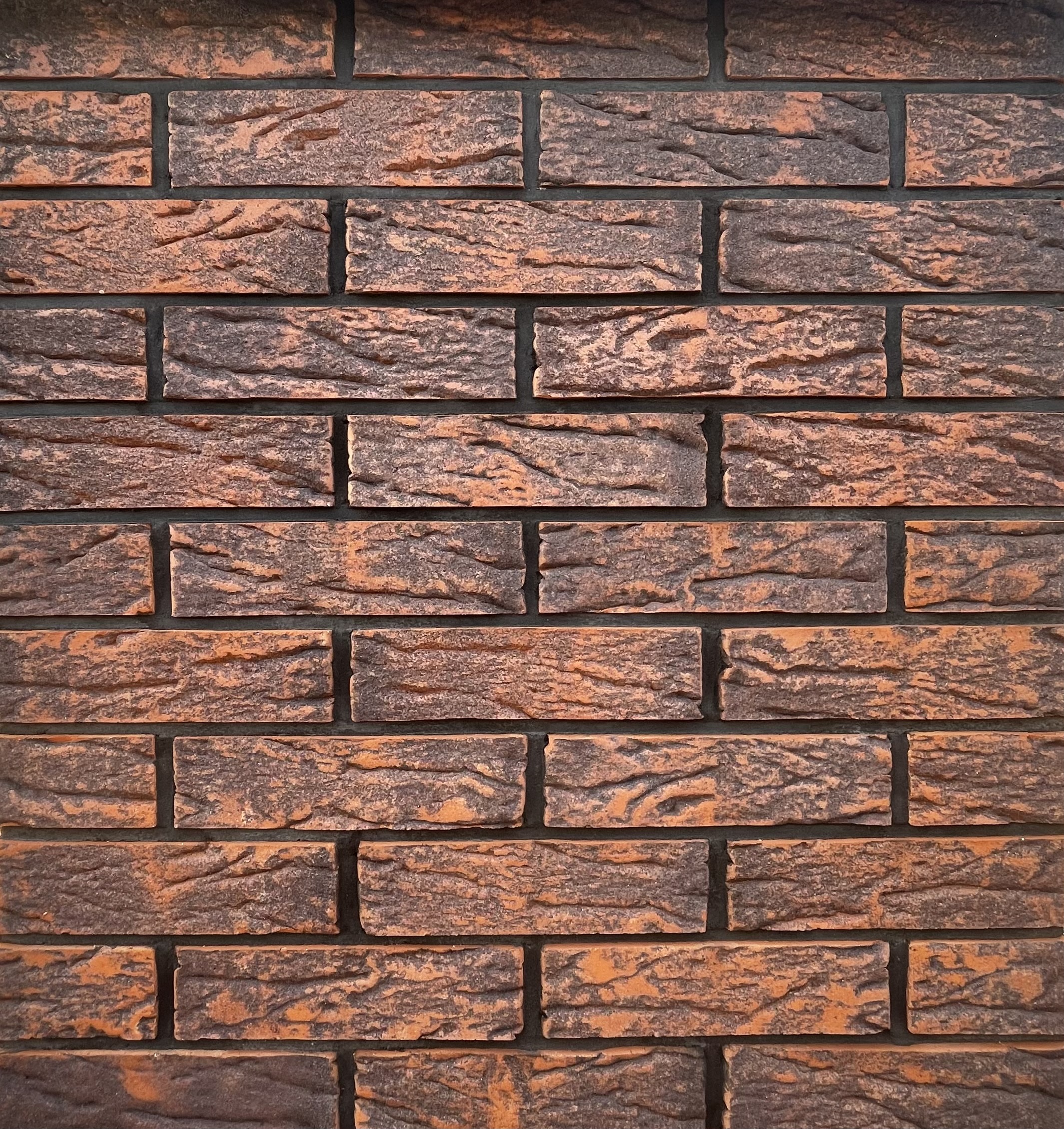 Клинкерный кирпич Faber Jar Евро 0,5НФ Онежский рифленый