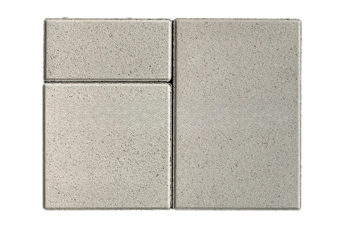 Тротуарная плитка Старый город Ландхаус, Белый, 60 мм