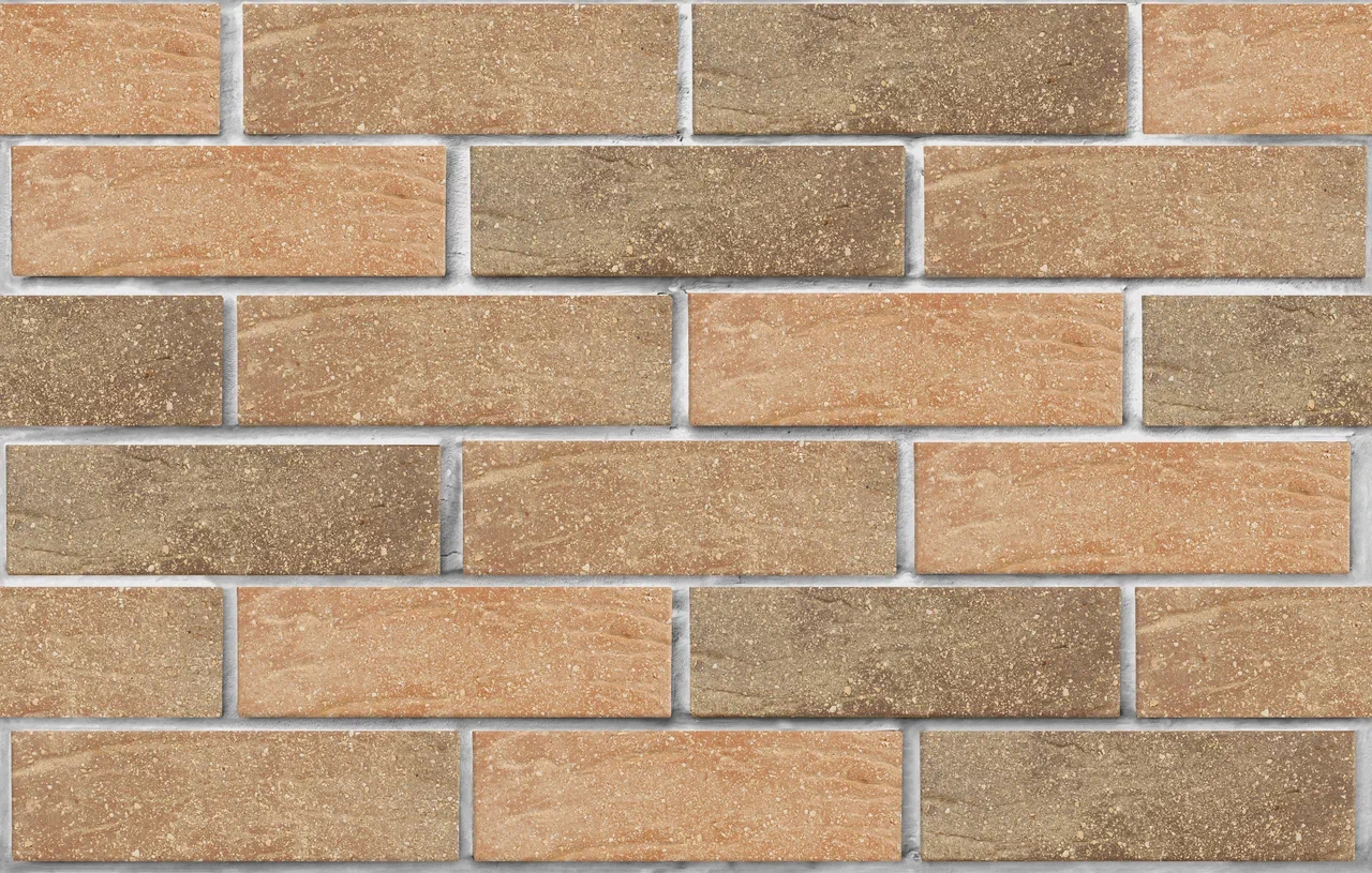 Облицовочный кирпич ЛСР одинарный 1 НФ Красный флэш с пепельной посыпкой рустик