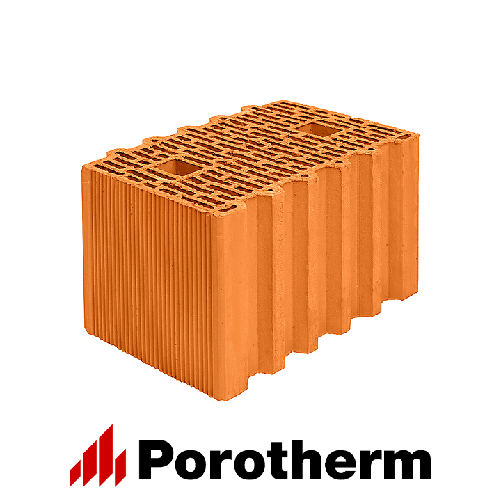Керамический блок Porotherm 38, М100, 10,7 NF, 250х380х219