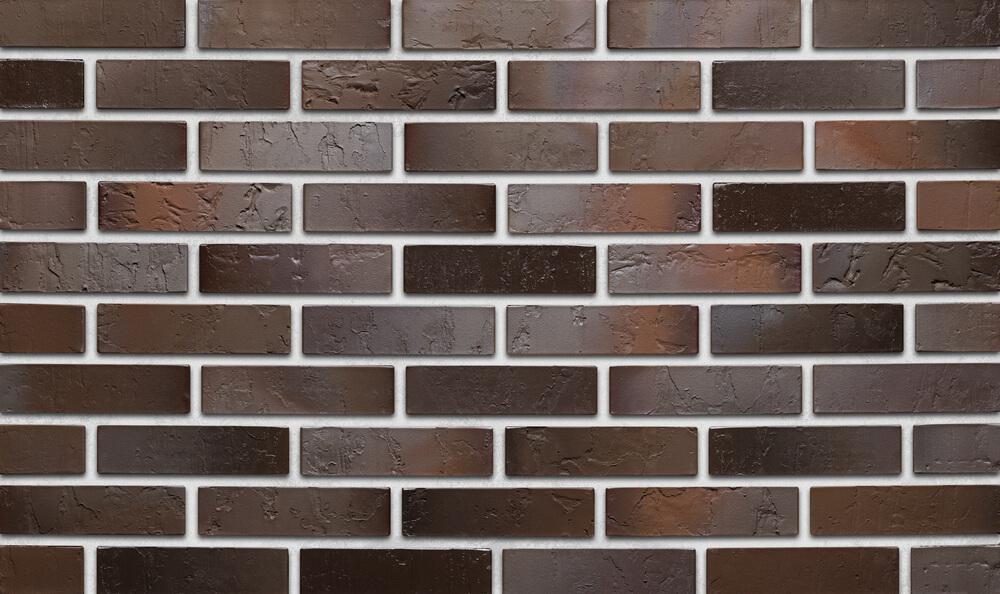 Кирпич лицевой керамический пустотелый "Флеш Агат" одинарный 1 НФ сахара Магма