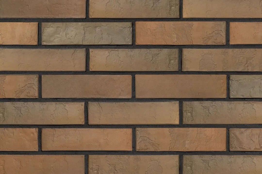 Облицовочный кирпич Браер одинарный 1 НФ Баварская кладка терра, М150-200