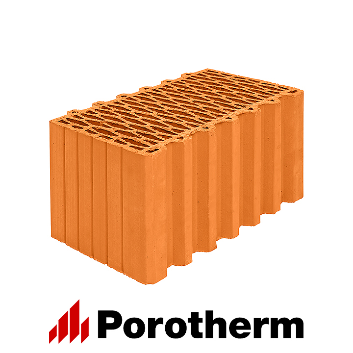 Керамический блок Porotherm 44, М100, 12,35 NF, 250х440х219