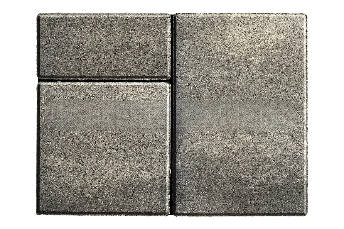 Тротуарная плитка Старый город Ландхаус, Color Mix Туман, 60 мм