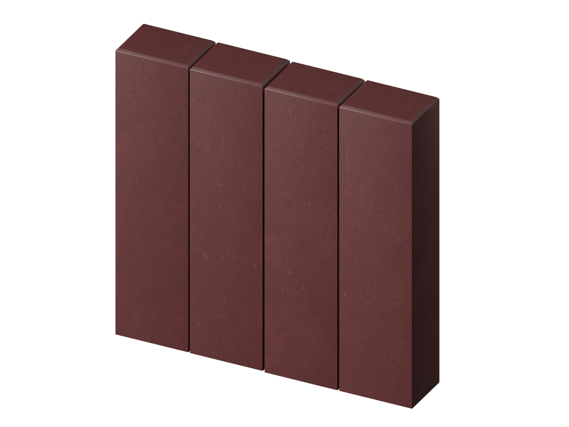 Палисад прямоугольный Stellard бордовый