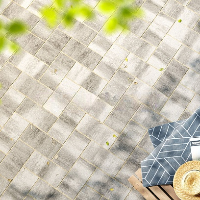 Тротуарная плитка Протектор 320*160 Steingot «Штайн Сильвер» 80 мм