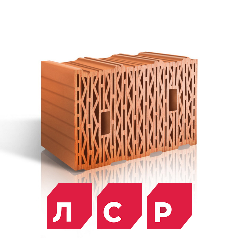 Керамический блок ЛСР, М100, 10,7 NF, 250х380х219