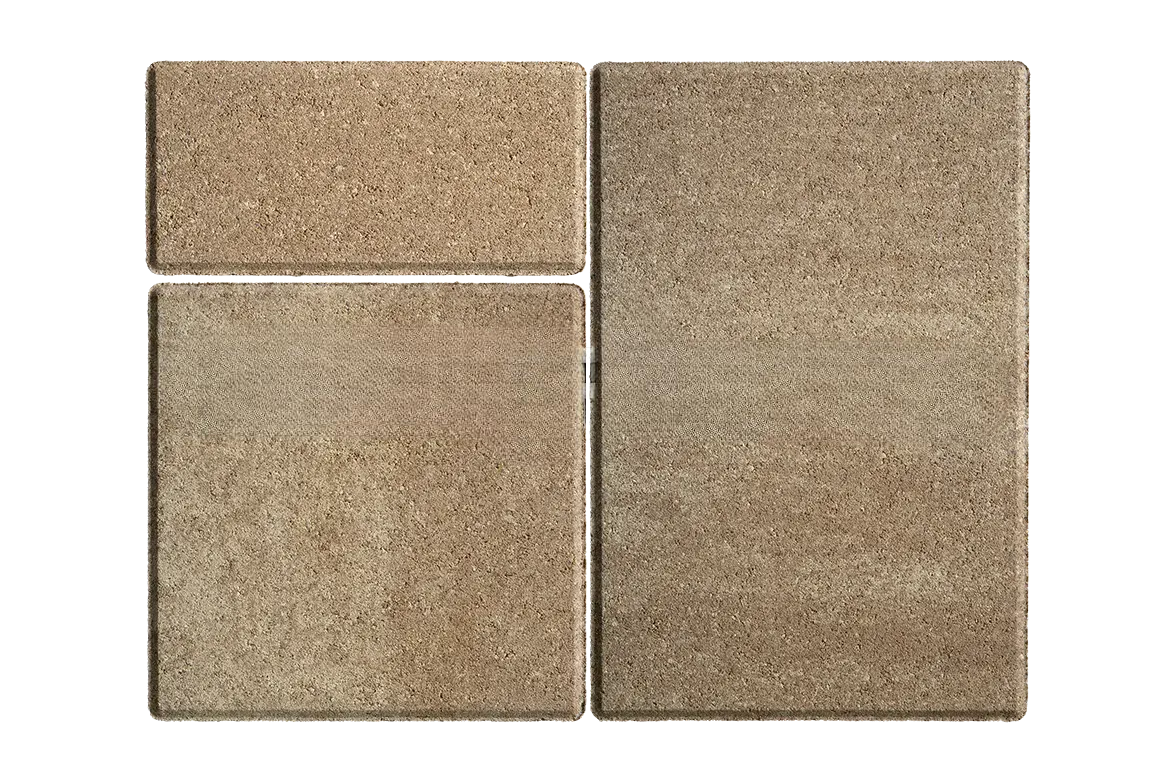 Тротуарная плитка Старый город Ландхаус, Color Mix Миндаль, 60 мм