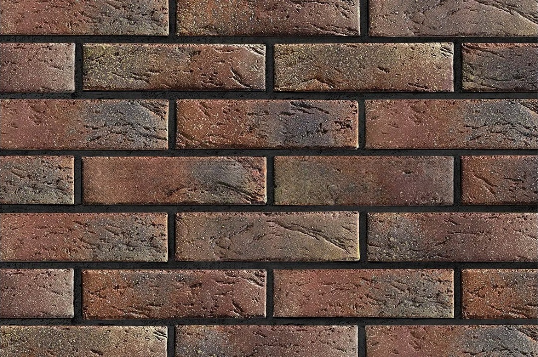 Облицовочный кирпич Браер Pro 55.08.1 Баварская кладка одинарный 1 НФ