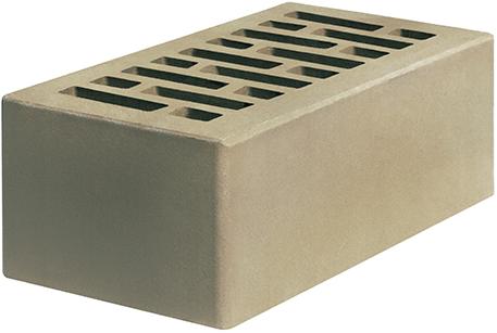 Кирпич рядовой керамический Строма полуторный 1.4 НФ пепельный гладкий