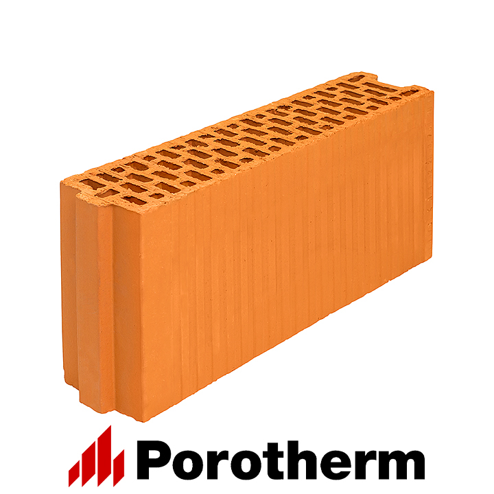 Керамический блок Porotherm 12, М75, 6,74 NF, 500х120х219