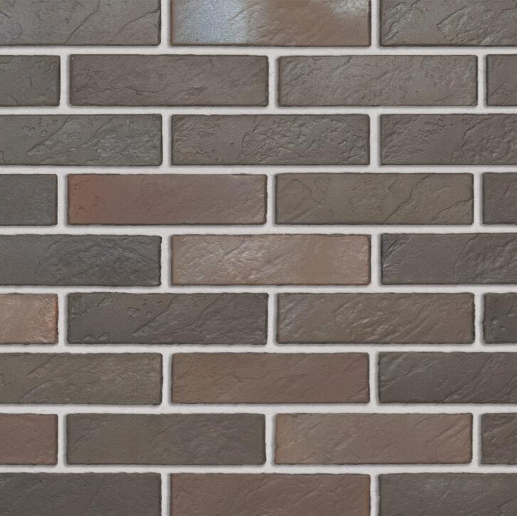 Облицовочный кирпич ВолгаБрик Байкал Пламя баварская кладка одинарный 1 НФ руст М200