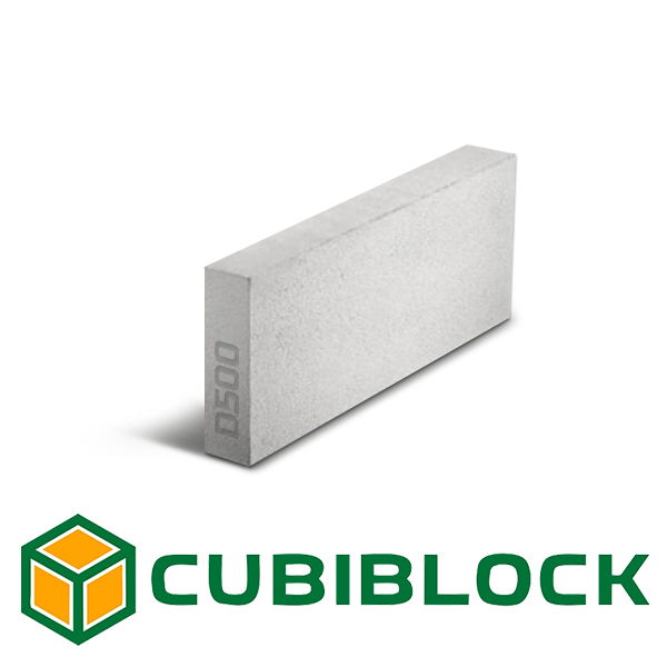 Газобетонные блоки CUBI PROFI D600 B3,5 F100 625х75х200 перегородочные