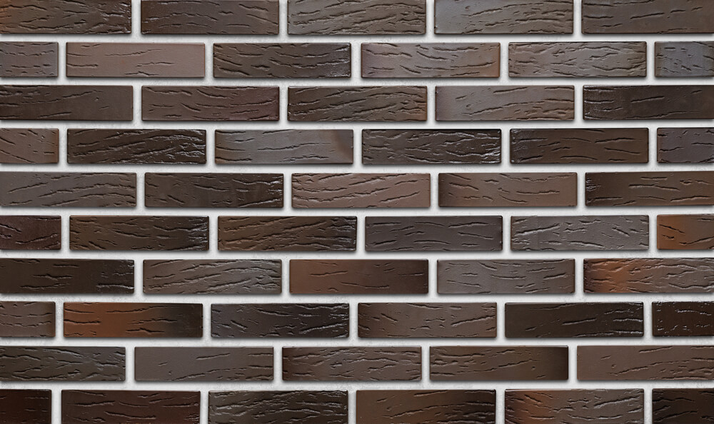 Кирпич лицевой керамический пустотелый "Флеш Агат" одинарный 1 НФ антик Магма