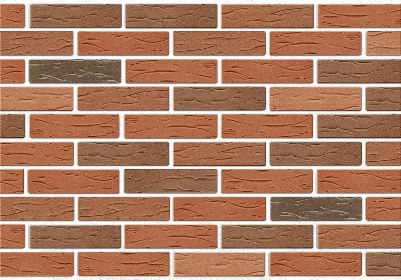 Облицовочный Славянский кирпич одинарный 1 НФ Готик - руст