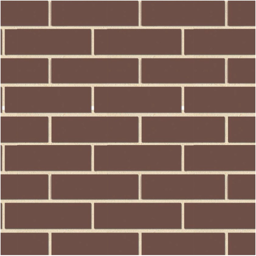 Облицовочный кирпич Голицынский евро 0.5 НФ Коричневый гладкий