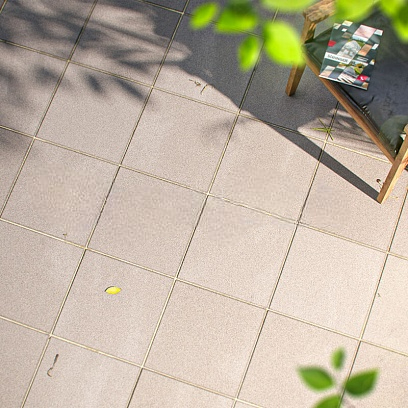 Тротуарная плитка Квадрат 400*400 Серый 80 мм