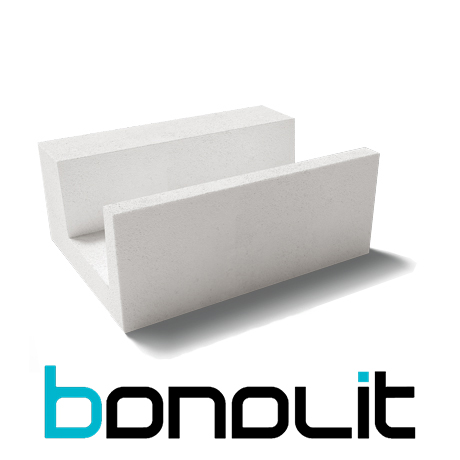Газобетонный блок Bonolit D500 500х200х250 П(U) образный