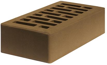 Кирпич рядовой керамический Строма одинарный 1 НФ коричневый гладкий