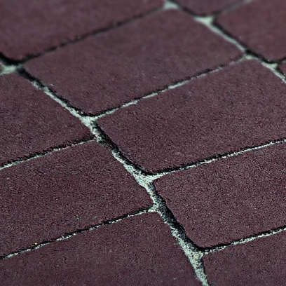 Тротуарная плитка Классика Арко Темно-коричневая 60 мм