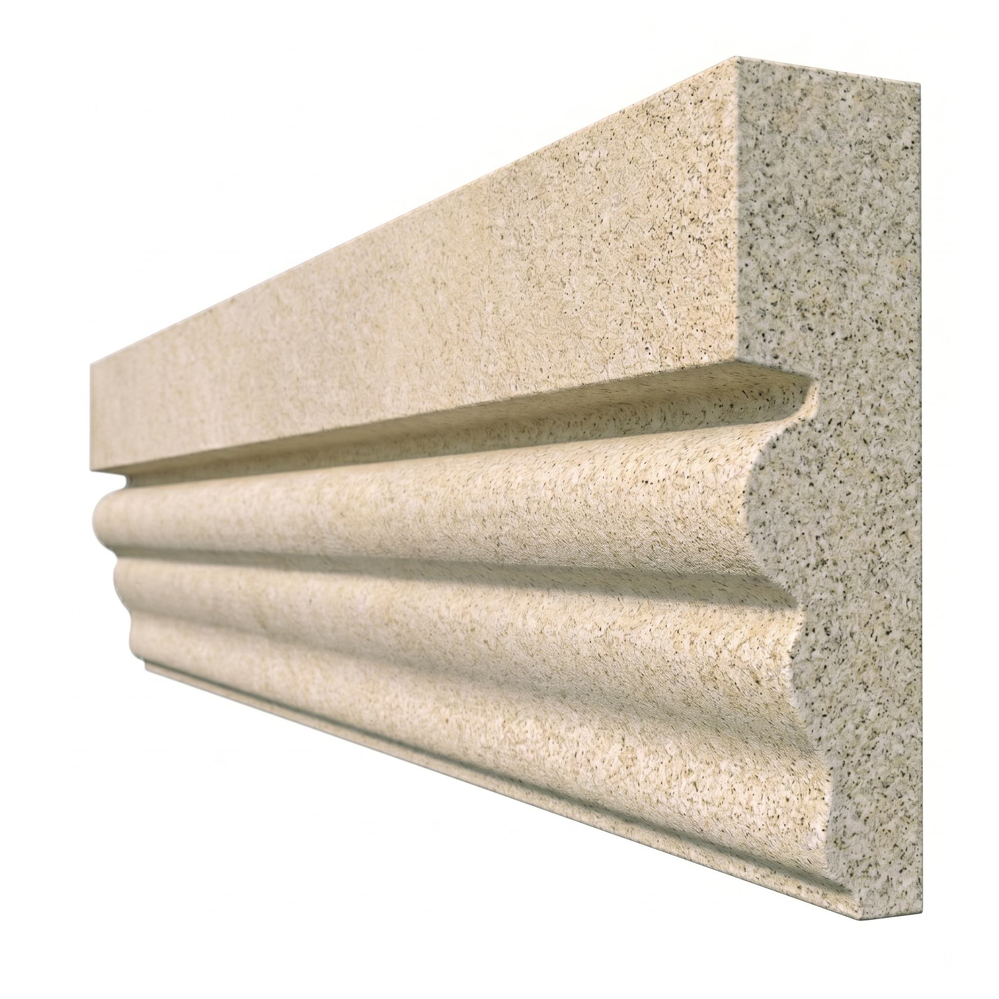 Карниз венчающий из каякентского ракушечника 120х150х350