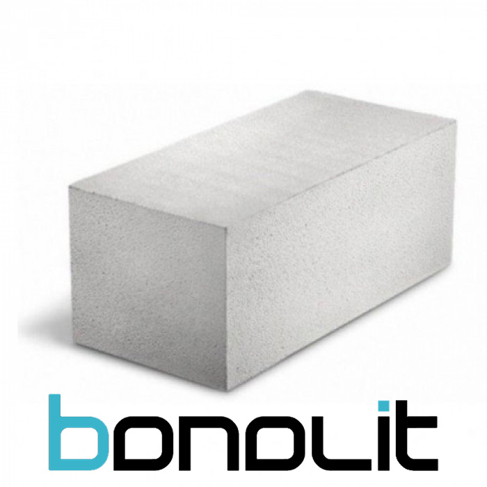 Газобетонные блоки Bonolit Projects D400 600х250х250 стеновые