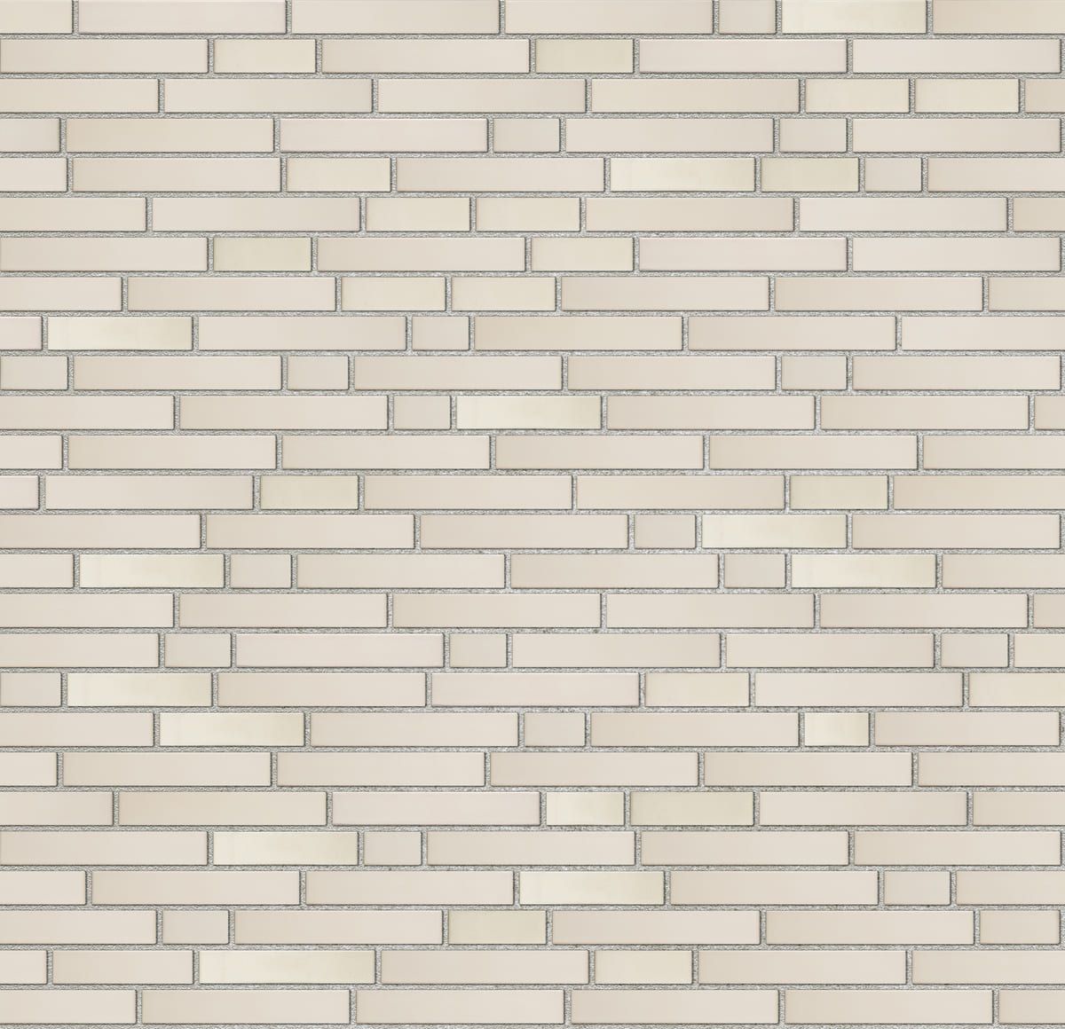 Облицовочный кирпич Железногорский ригельный Белый гладкий